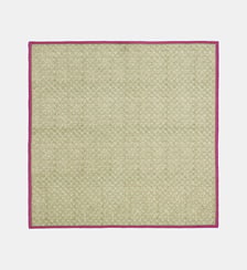 Foulard carré Colette à motif graphique N° 816 en coton 70 x 70 cm Moismont