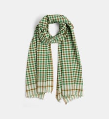 Foulard Rossignol N°769 à carreaux en coton 70 x 180 cm  Moismont