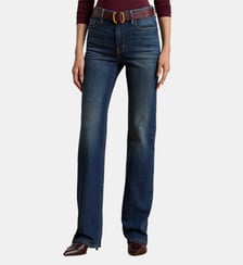Jean droit taille haute en denim Lauren Ralph Lauren