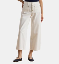 Jean large en denim fermeture boutonnée Lauren Ralph Lauren