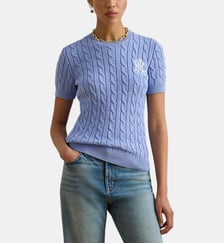Pull droit torsadé en coton Lauren Ralph Lauren