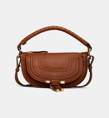 Mini Sac à main épaule Marcie cuir lisse Chloé