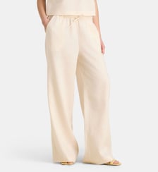 Pantalon large Elios en lin Galeries Lafayette