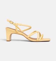 Sandales à talons Benita brides cuir Galeries Lafayette