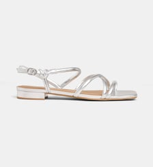 Sandales plates Bibi brides cuir Galeries Lafayette
