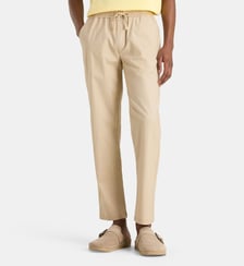 Pantalon chino droit Arcade coton et lin Maison Labiche