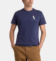 T-shirt à broderie perroquet en coton bio Maison Labiche