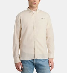 Chemise droite Malesherbes en lin et coton Maison Labiche