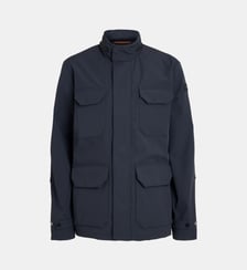 Parka courte droite Dighton capuche imperméable Schott