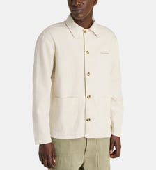 Veste droite signature Sebasto à teneur en lin Maison Labiche