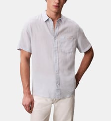 Chemisette droite en lin mélangé Calvin Klein