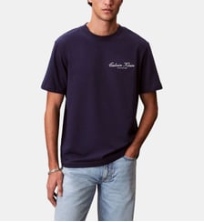 T-shirt droit signature Calvin Klein