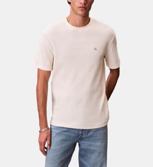 T-shirt droit signature Calvin Klein