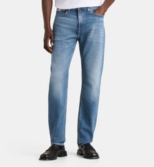 Jean fuselé en denim de coton mélangé Calvin Klein