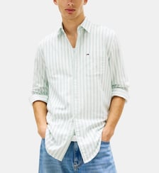 Chemise droite à rayures Tommy Hilfiger