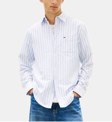 Chemise droite à rayures Tommy Hilfiger