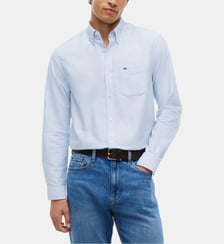 Chemise droite à rayures Tommy Hilfiger
