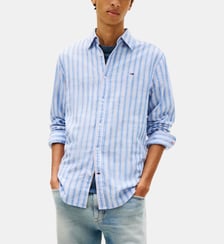 Chemise droite à rayures  Tommy Hilfiger