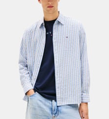 Chemise droite à rayures Tommy Hilfiger