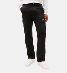Pantalon droit cargo signature Tommy Hilfiger