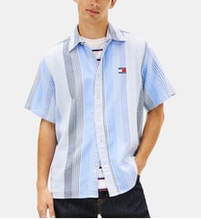 Chemisette droite à rayures Tommy Hilfiger