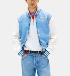 Blouson droit signature Tommy Hilfiger