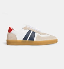Tennis basses cuir et suède National Standard