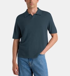 Pull polo droit maille Calvin Klein