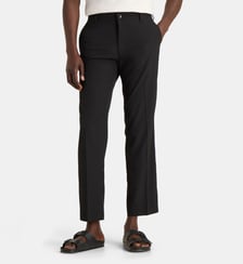 Pantalon droit en seersucker Calvin Klein