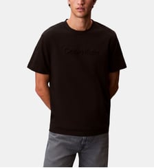 T-shirt droit en coton Calvin Klein