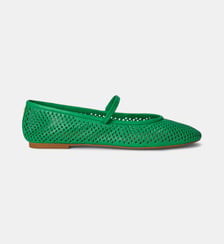 Ballerines cuir ajourée Lauren Ralph Lauren