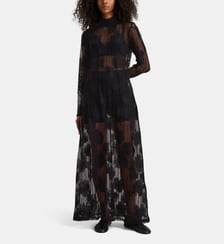Robe longue Salumi résille et dentelle  Samsoe Samsoe