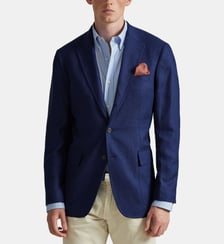 Veste Herringbone ajustée fermeture boutonnée Polo Ralph Lauren