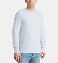 Pull droit gaufré en coton Calvin Klein