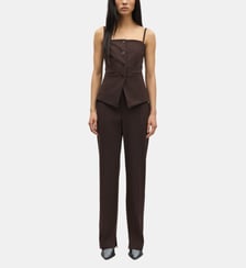 Pantalon droit fentes Samsoe Samsoe