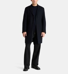 Manteau Nathan mi-long en laine brossée Balibaris