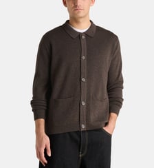 Cardigan Nolan en laine mérinos extra fine Balibaris