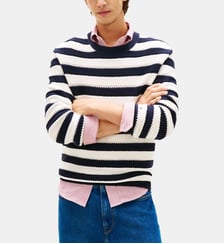 Pull droit à rayures  Tommy Hilfiger