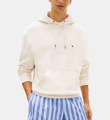 Sweat droit signature Tommy Hilfiger