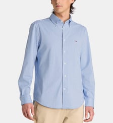 Chemise rayée Performance en coton mélangé Tommy Hilfiger