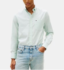 Chemise droite signature Tommy Hilfiger