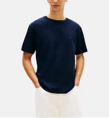 T-shirt droit Flag signature Tommy Hilfiger