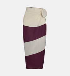 Paréo bicolore N° 502 en coton Dnud