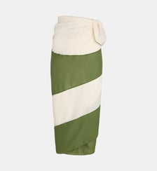 Paréo bicolore N° 502 en coton  Dnud
