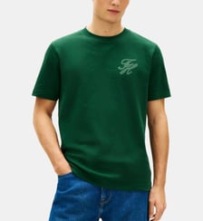 T-shirt droit monogramme Tommy Hilfiger