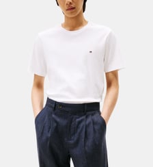 T-shirt en coton droit Tommy Hilfiger