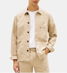 Blouson droit en coton Tommy Hilfiger