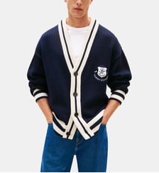 Cardigan droit signature Tommy Hilfiger