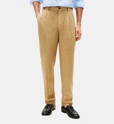 Pantalon droit en lin mélangé Tommy Hilfiger