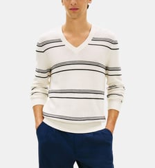 Pull droit à rayures  Tommy Hilfiger